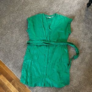 Boden below knee length button down dress